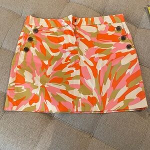 J. Crew Colorful Patterned Skirt